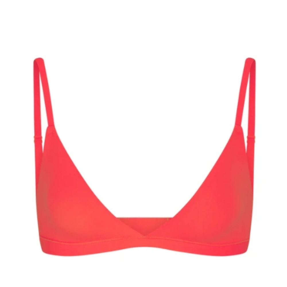 SKIMS- Fits Everyone " Triangle Bralette" (Poppy)-XS